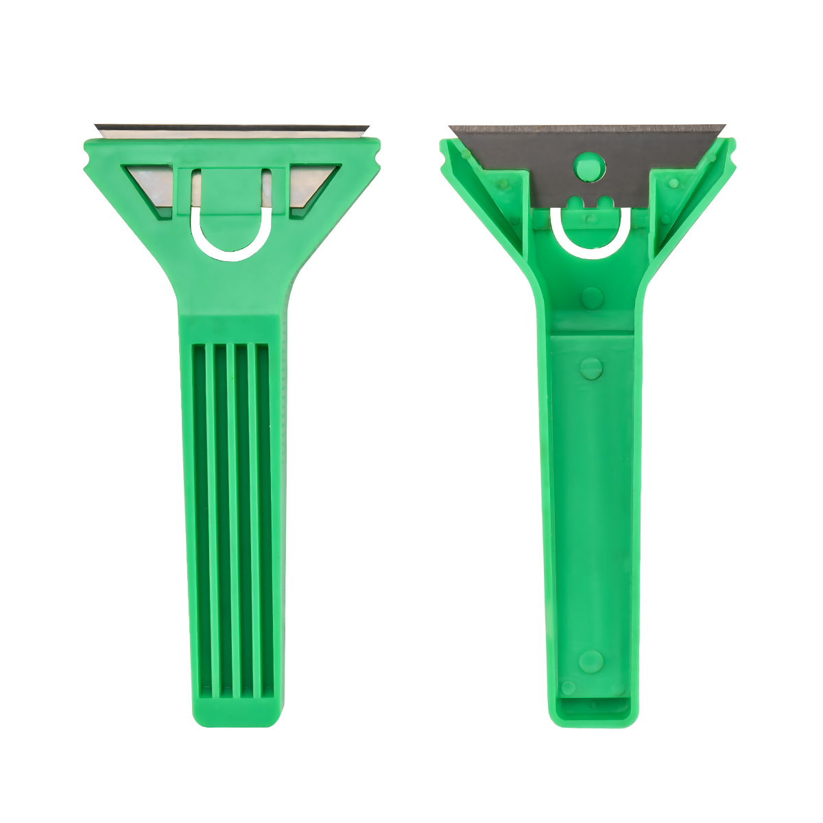 How different blade geometries affect their performance when cutting and scraping different materials