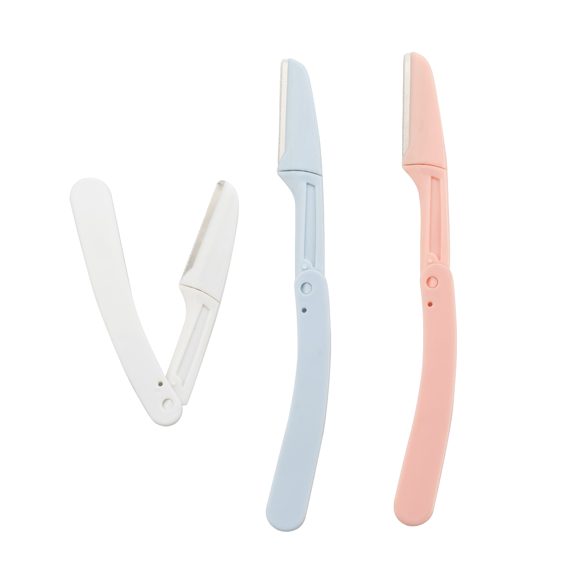 How the disposable eyebrow trimmer ensures that the trimmer trims hair evenly in one pass